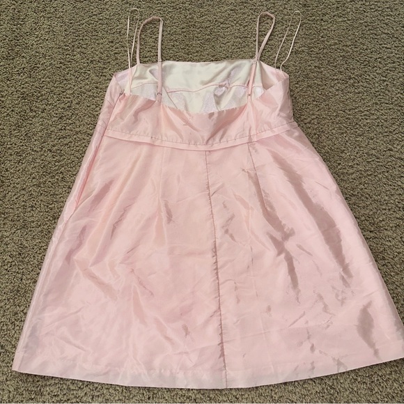 New Rachel Antonoff Champagne Tower Gwen Dress Sz 14 Pink - Picture 4 of 5